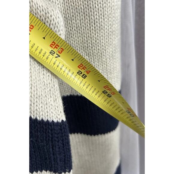 NWT Chaps (XL) Kent Arrow HTR Blue Striped Pullover Sweater Men's XL - Picture 8 of 9